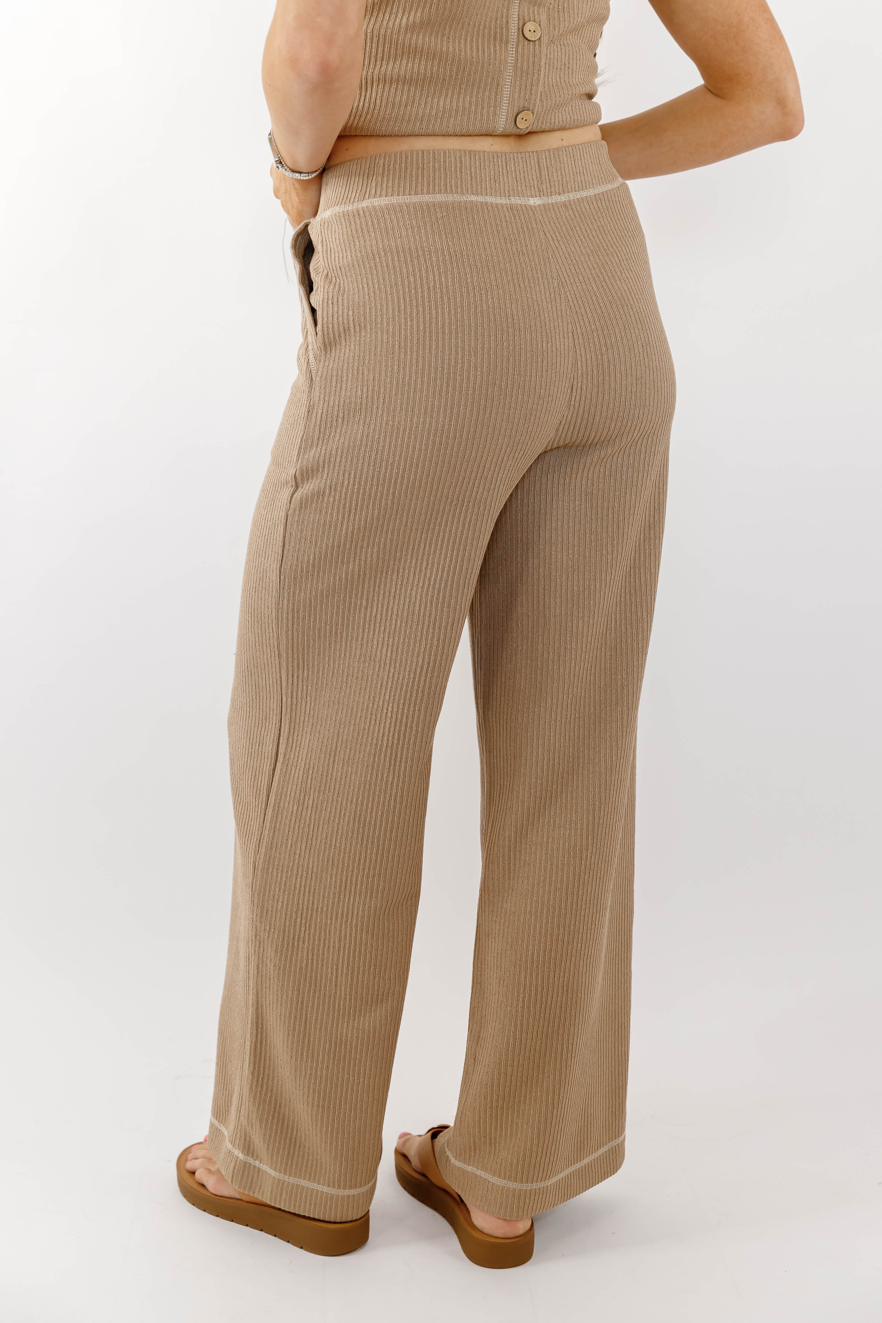 Ready For What's Next Pants-Mocha