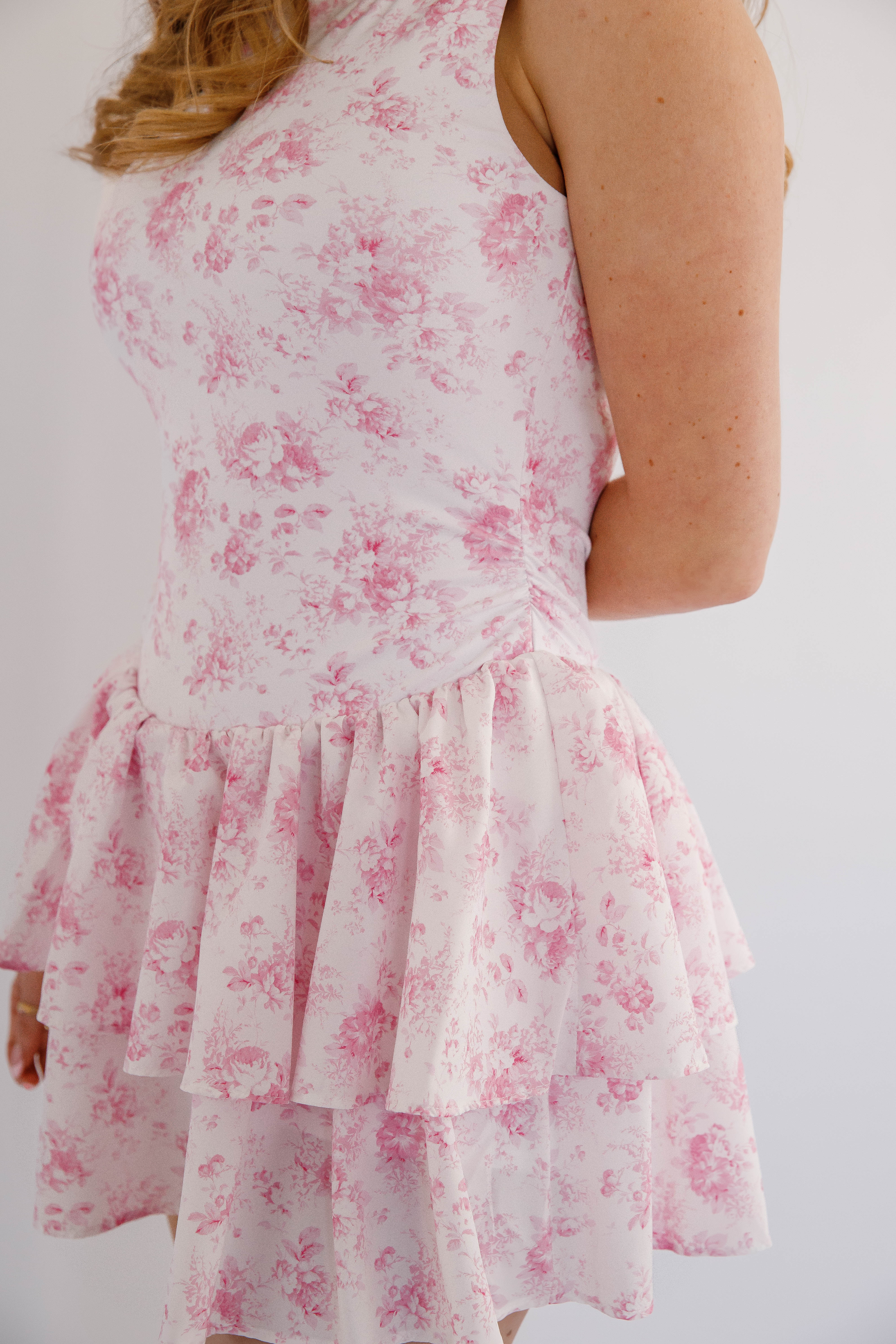 Try To Keep Up Athletic Dress-Pink