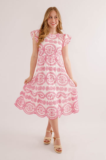 Found Peace Midi Dress