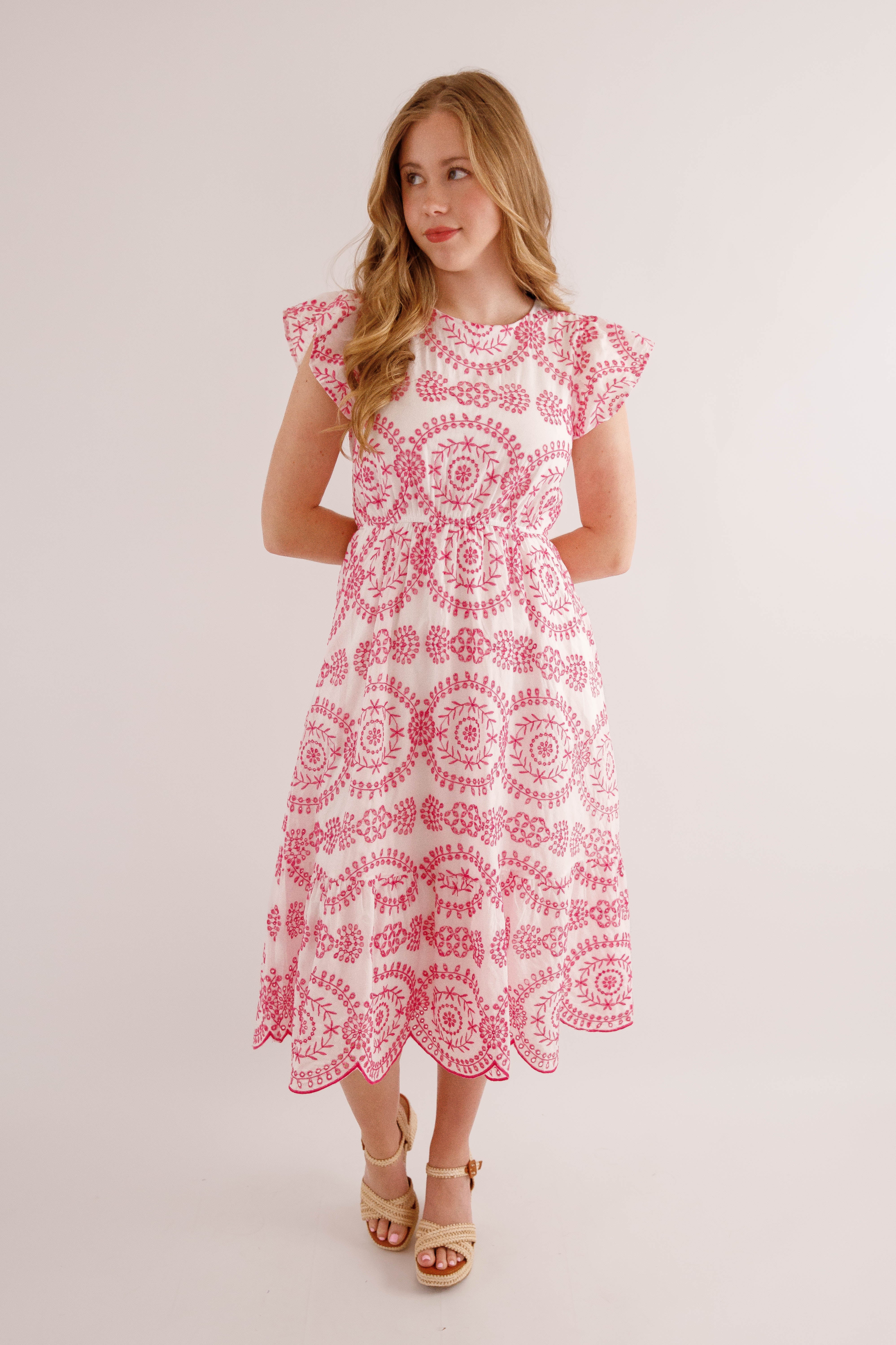 Found Peace Midi Dress