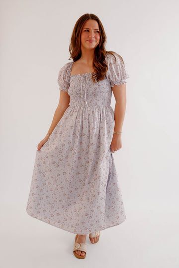 Closer To Home Midi Dress-Slate