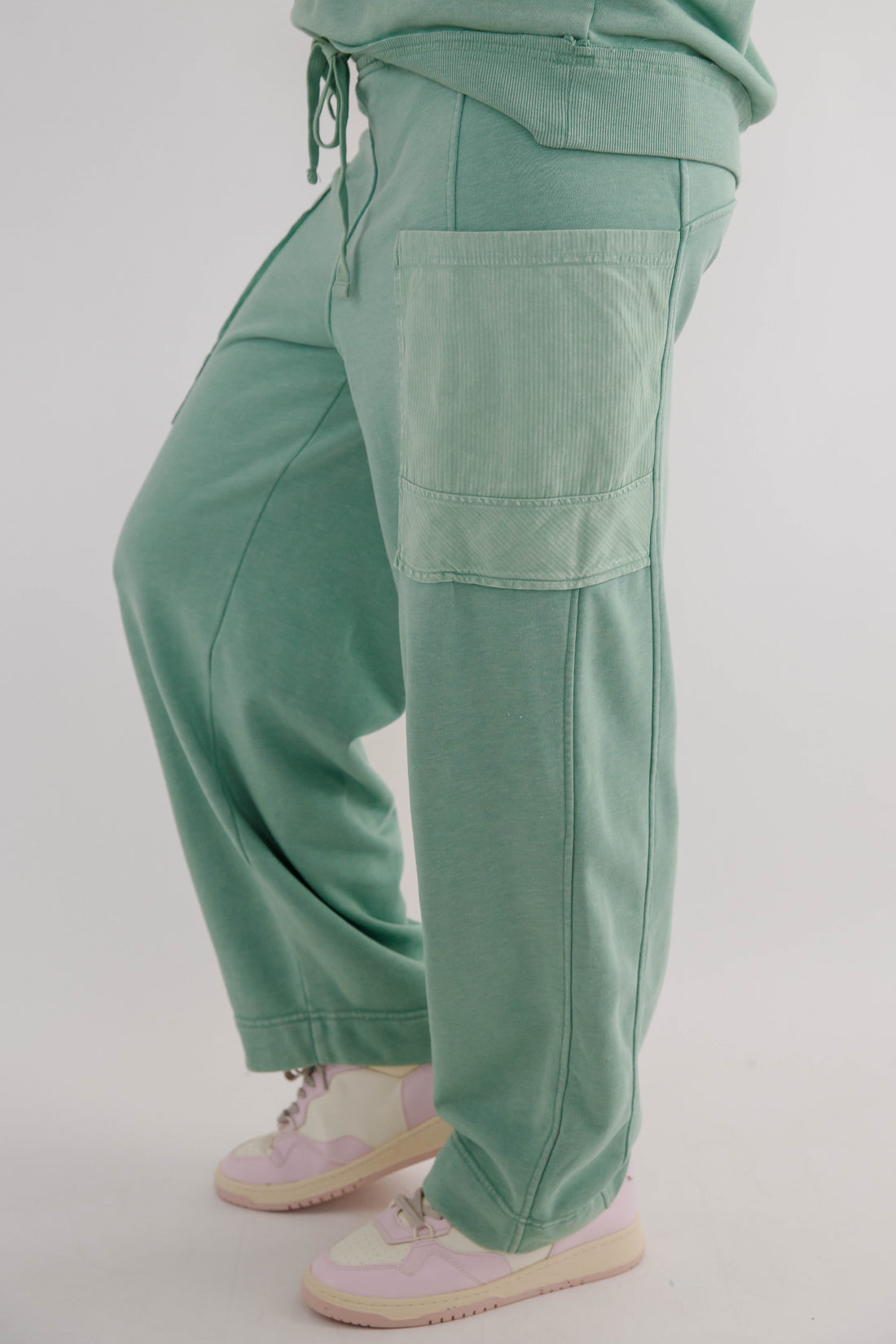 Reset and Go Lounge Pants-Sage