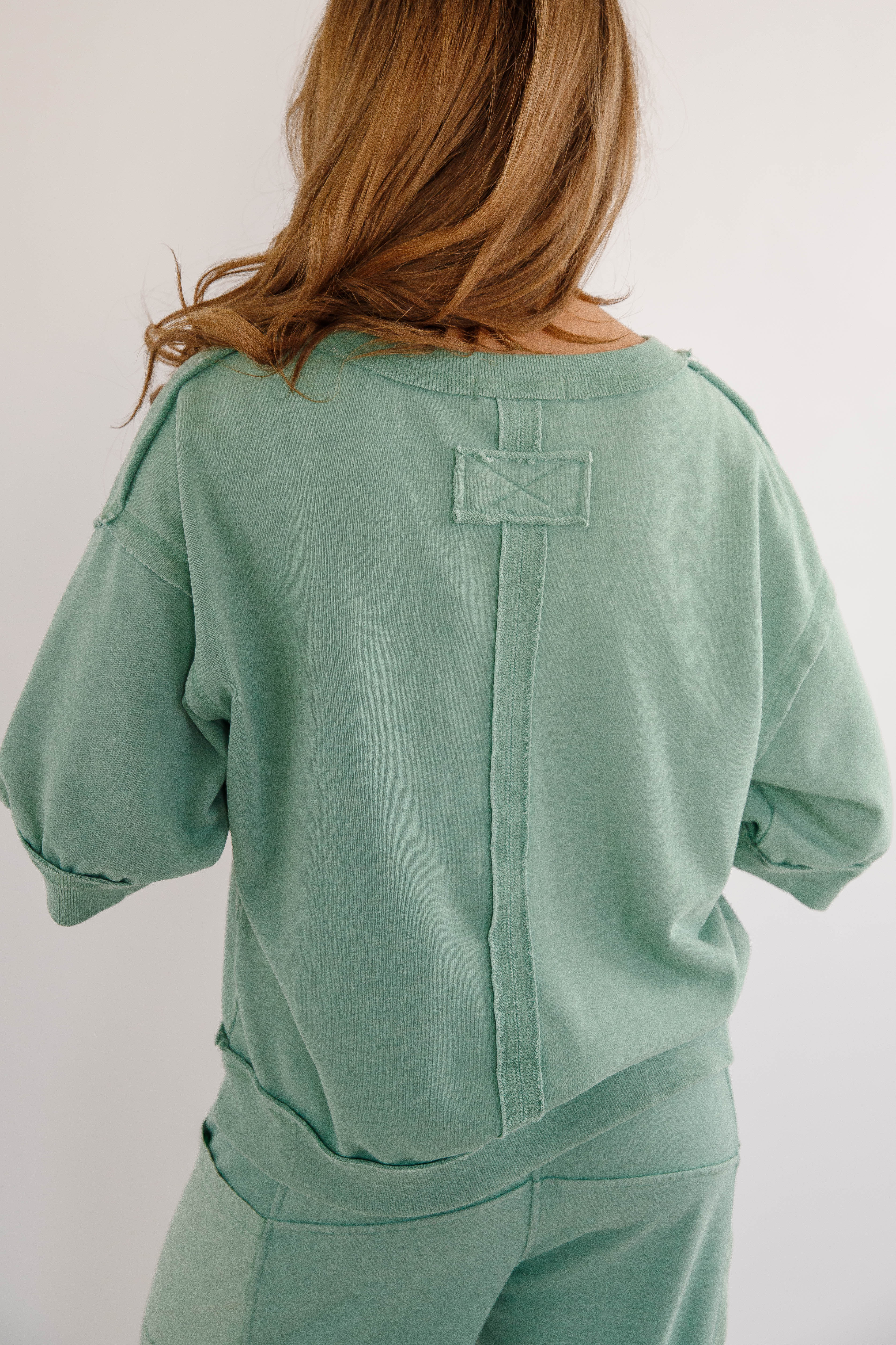 Reset and Go Lounge Top-Sage