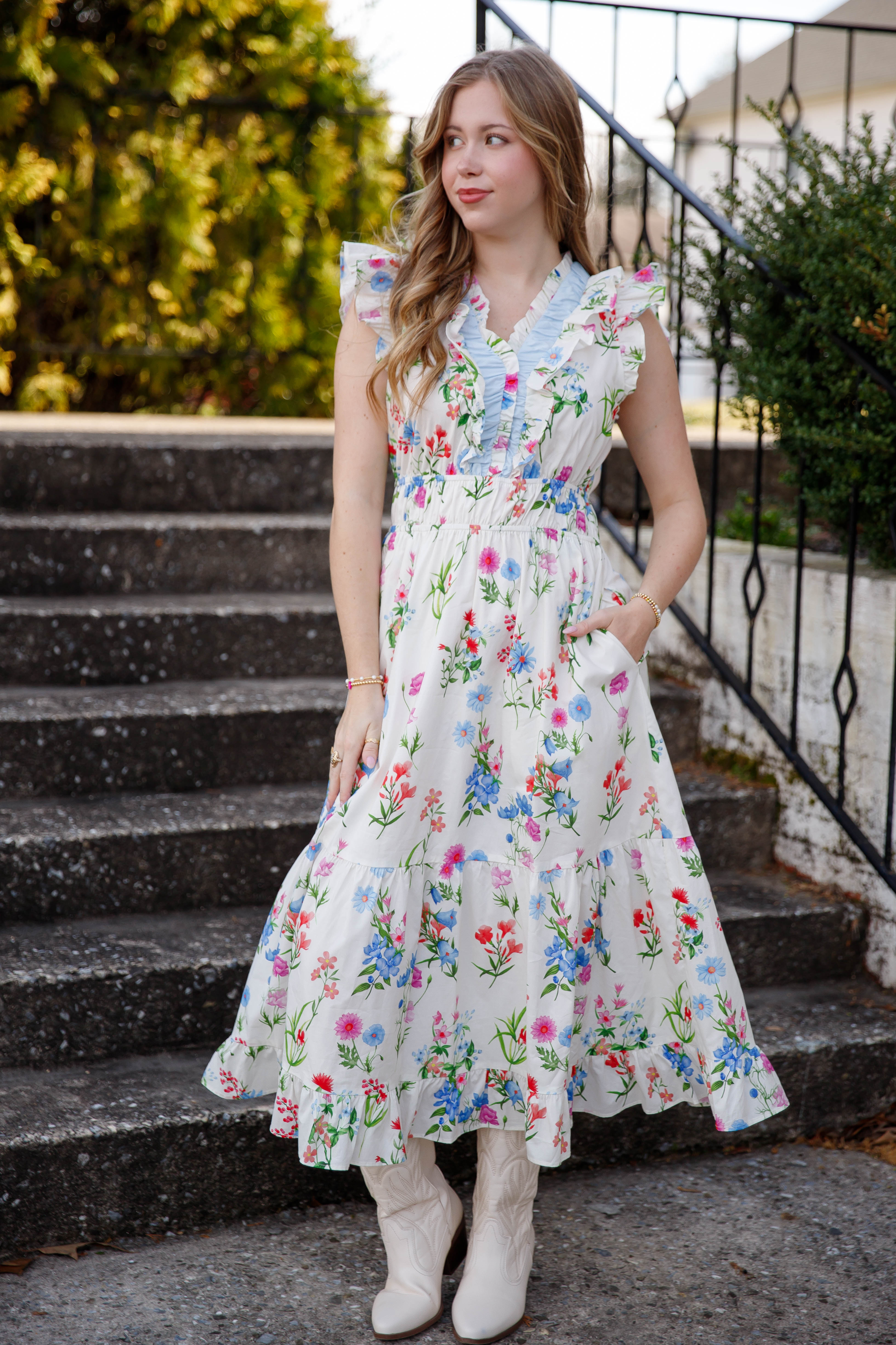 A Lovely Escape Midi Dress