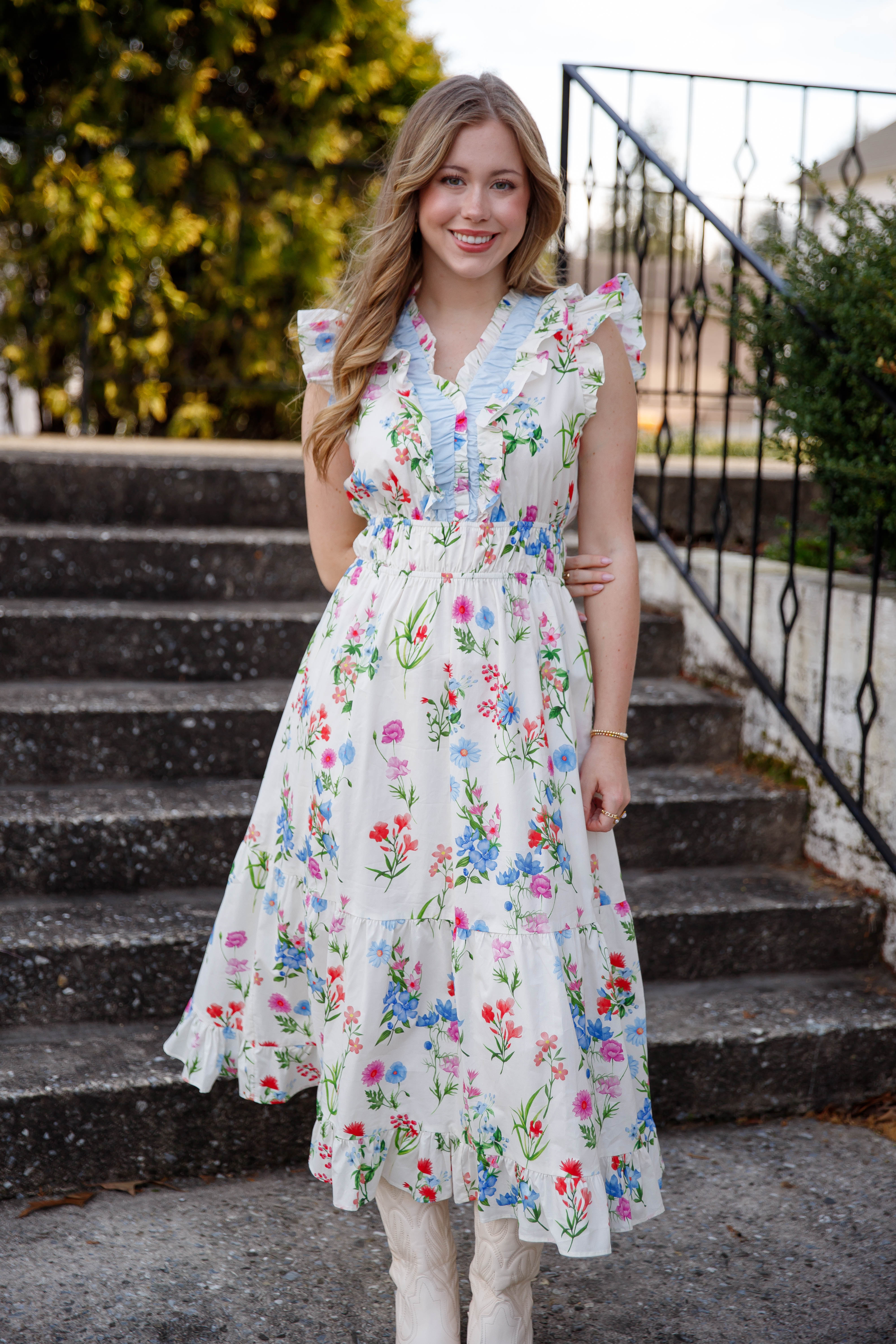 A Lovely Escape Midi Dress