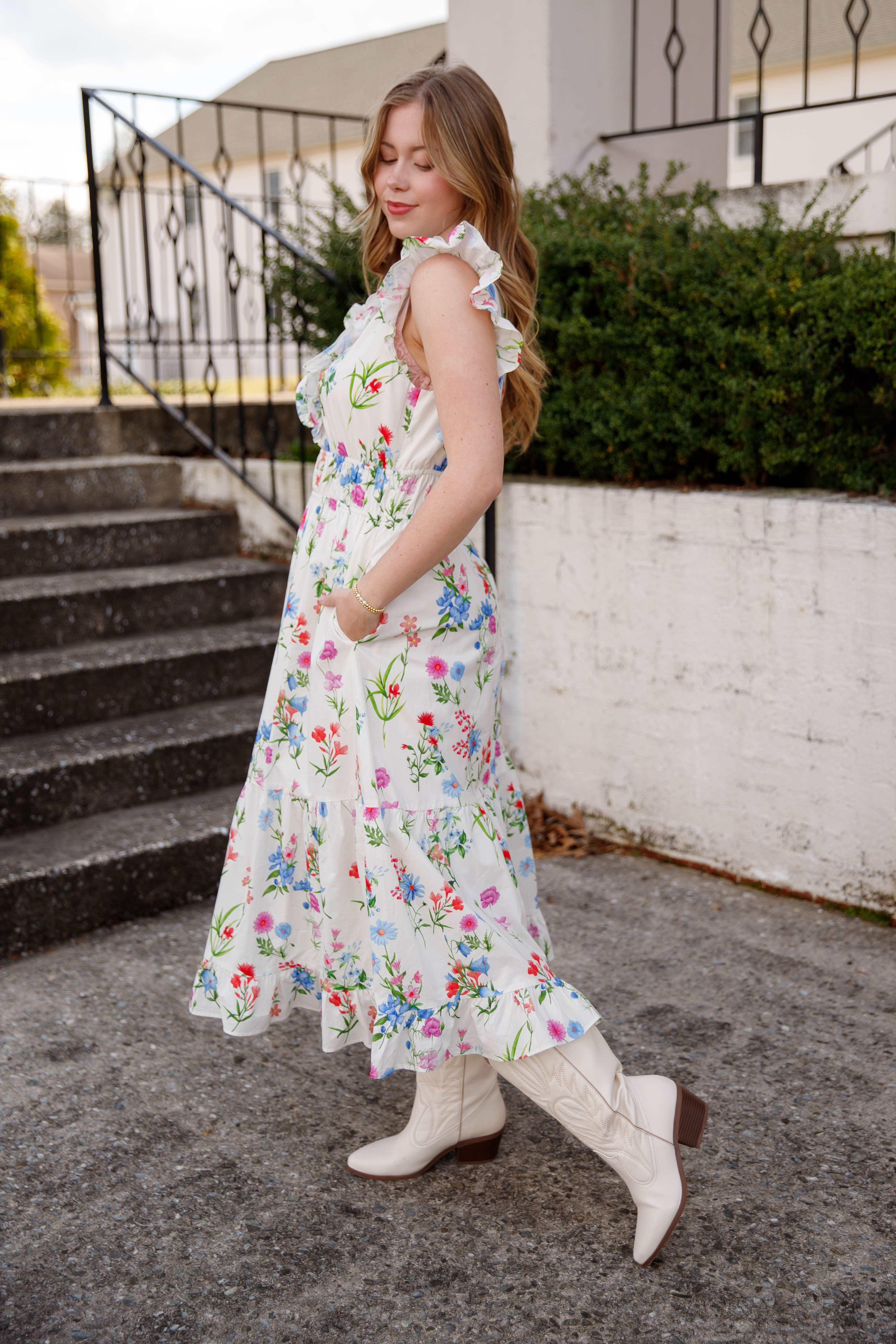A Lovely Escape Midi Dress