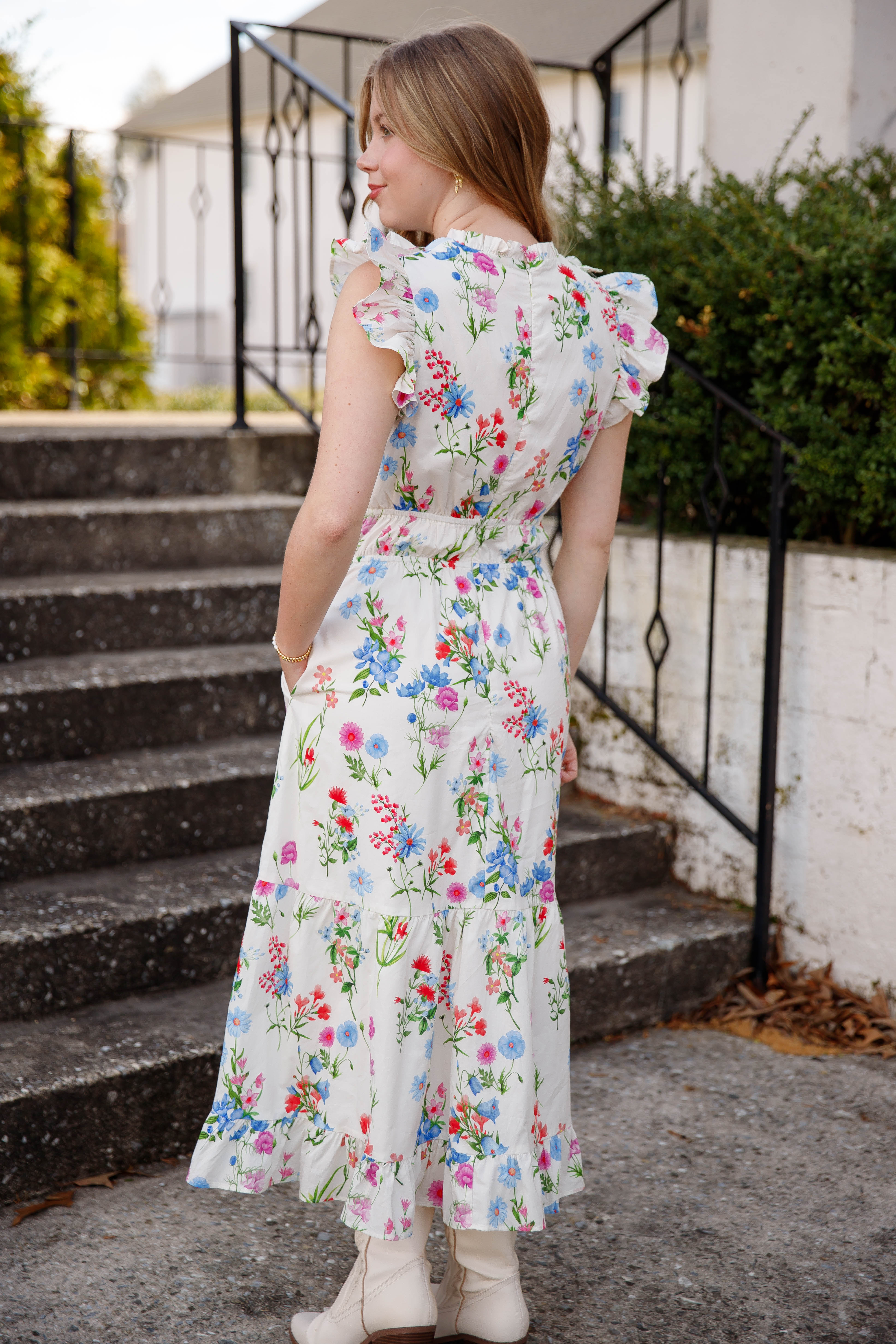 A Lovely Escape Midi Dress