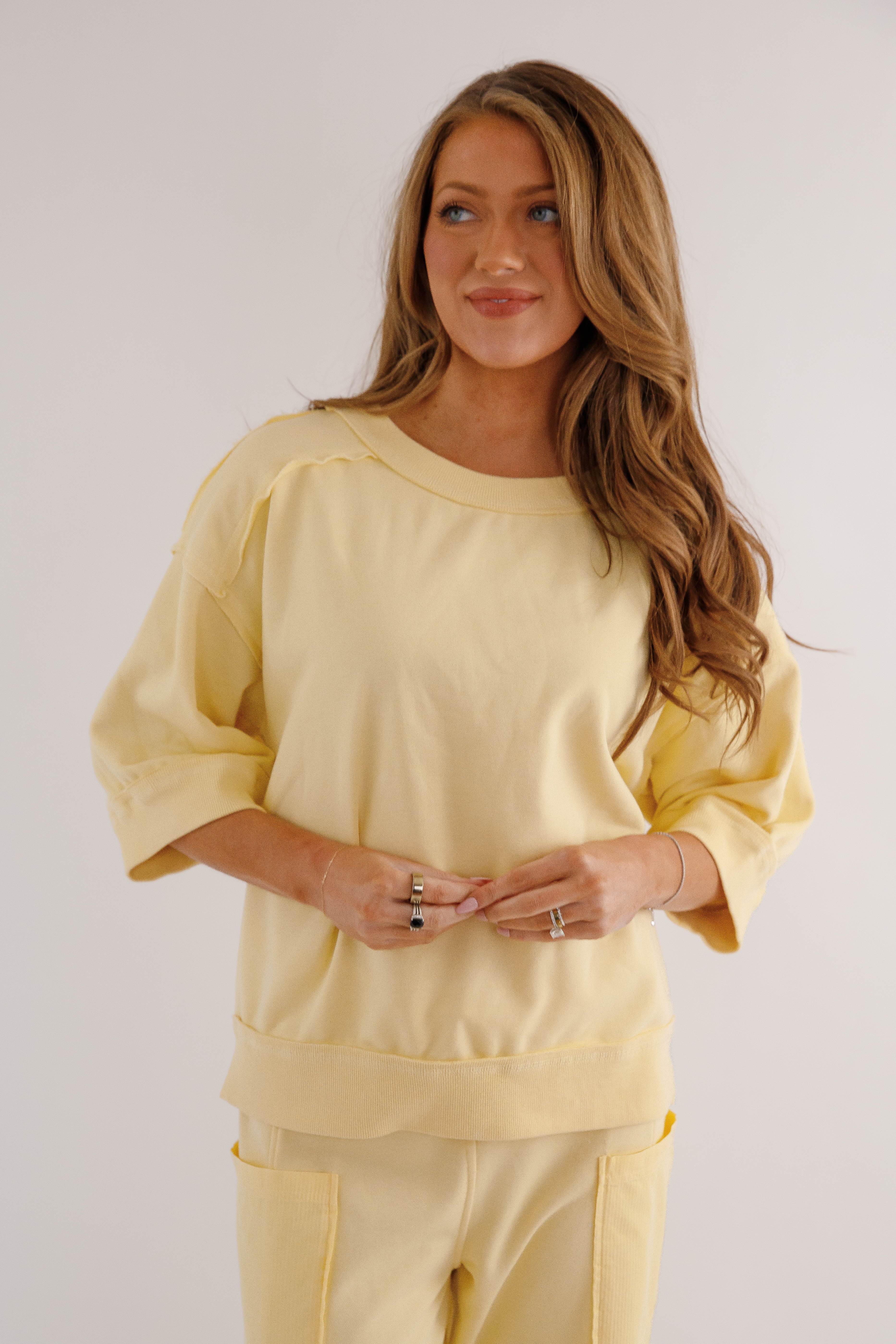 Reset and Go Lounge Top-Lemon